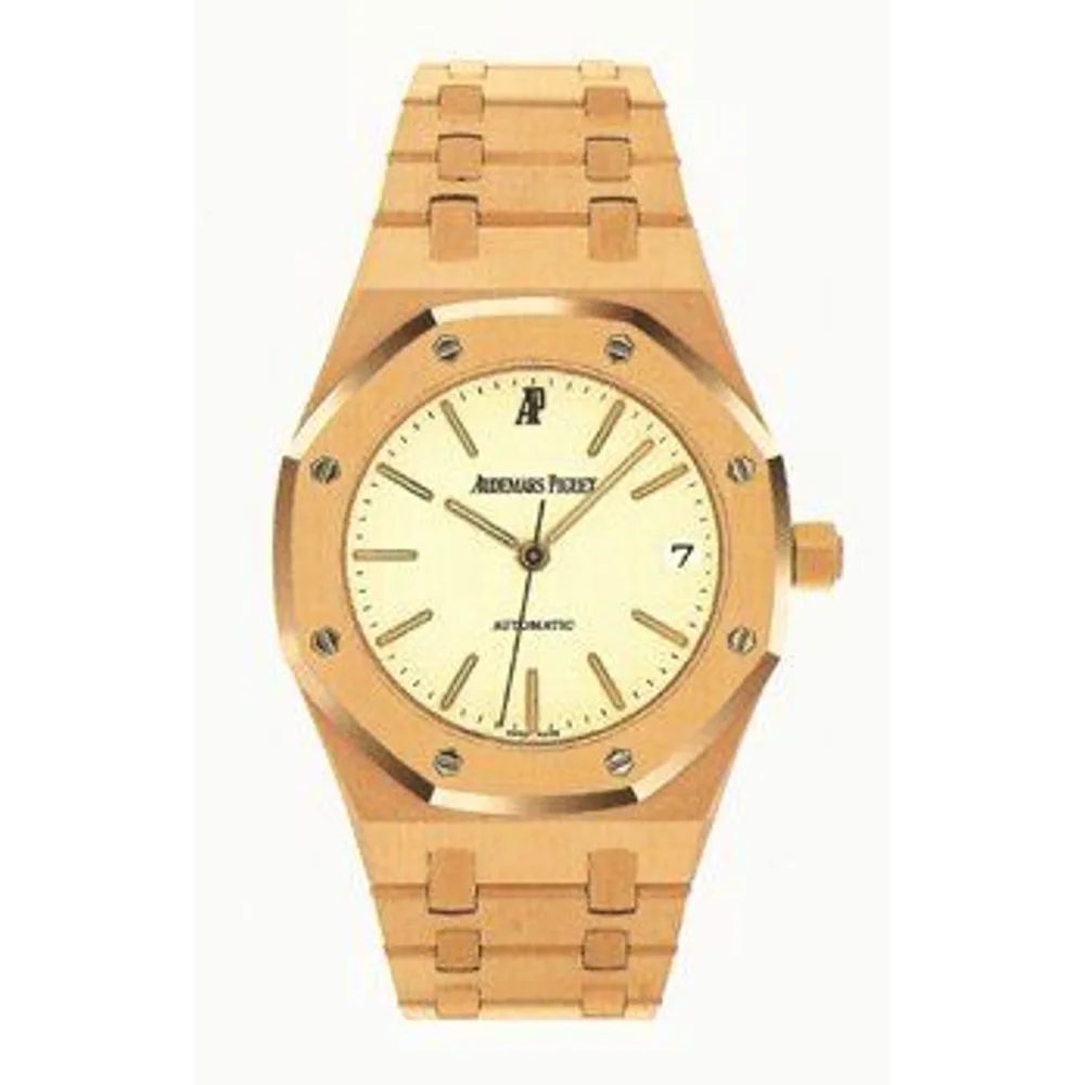 Audemars Piguet Royal Oak 14790 Date Rose Gold / White