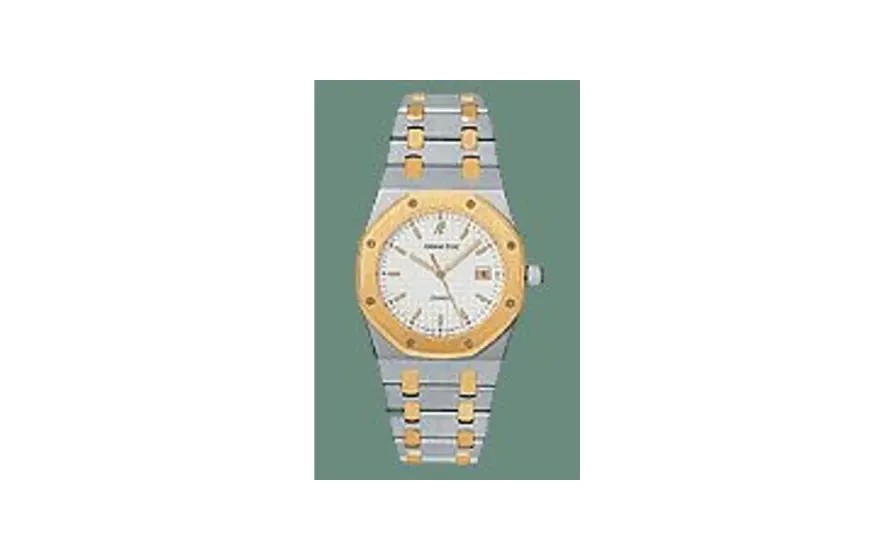Audemars Piguet Royal Oak 15000 Date Stainless Steel / Yellow Gold / White
