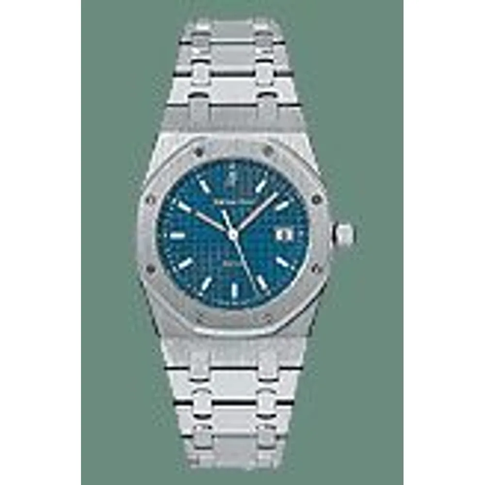 Audemars Piguet Royal Oak 15000 Date Stainless Steel / Blue