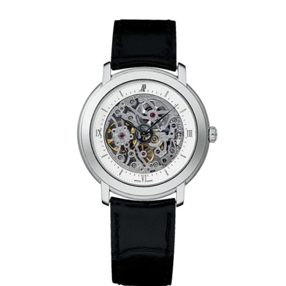 Audemars Piguet Jules Audemars Skeleton Hand-Wound White Gold / Silver