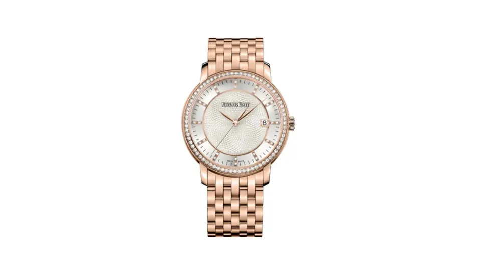 Audemars Piguet Jules Audemars Selfwinding Pink Gold / Diamond / Silver / Bracelet