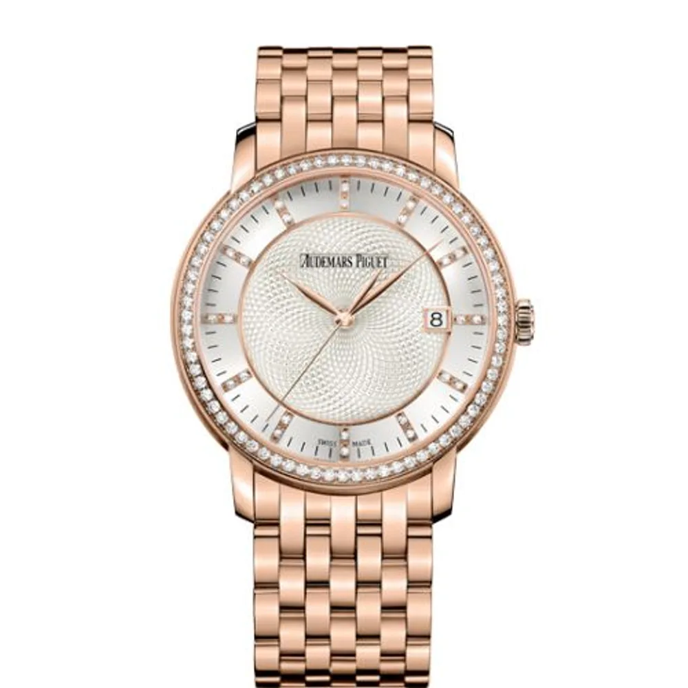 Audemars Piguet Jules Audemars Selfwinding Pink Gold / Diamond / Silver / Bracelet