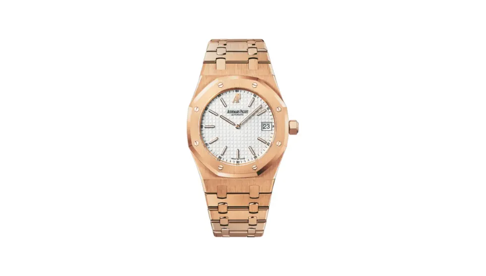 Audemars Piguet Royal Oak Extra-Thin Pink Gold / Silver