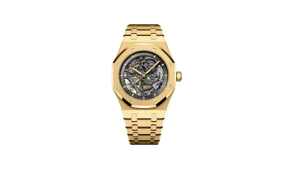 Audemars Piguet Royal Oak Double Balance Wheel Openworked, 18-carat yellow gold · 41 mm