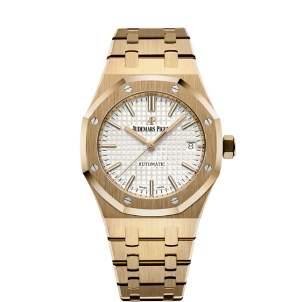 Audemars Piguet Royal Oak 15450 Selfwinding Yellow Gold / Silver