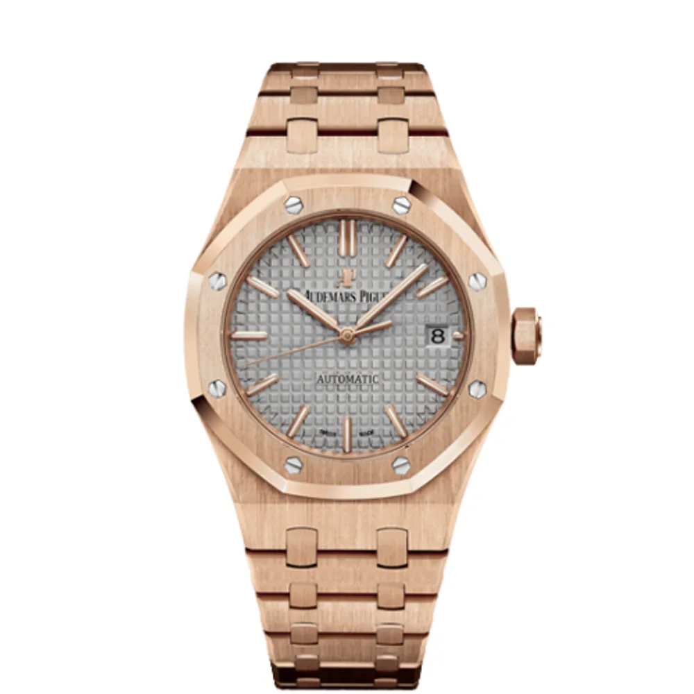 Audemars Piguet Royal Oak 15450 Selfwinding Pink Gold / Grey