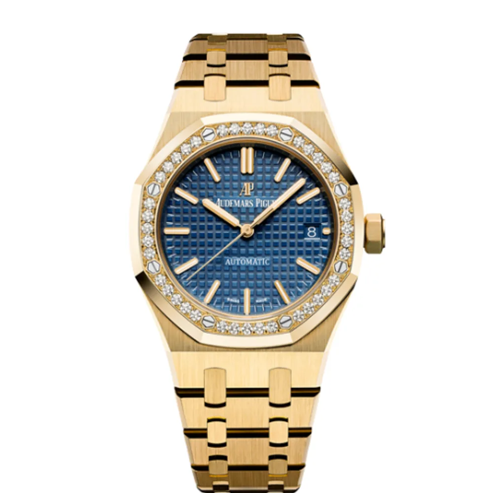 Audemars Piguet Royal Oak 15451 Selfwinding Yellow Gold / Blue