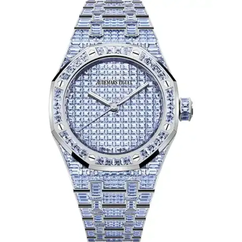 Audemars Piguet Royal Oak Selfwinding Tanzanite "50ᵀᴴ Anniversary", 18-carat white gold · 37 mm