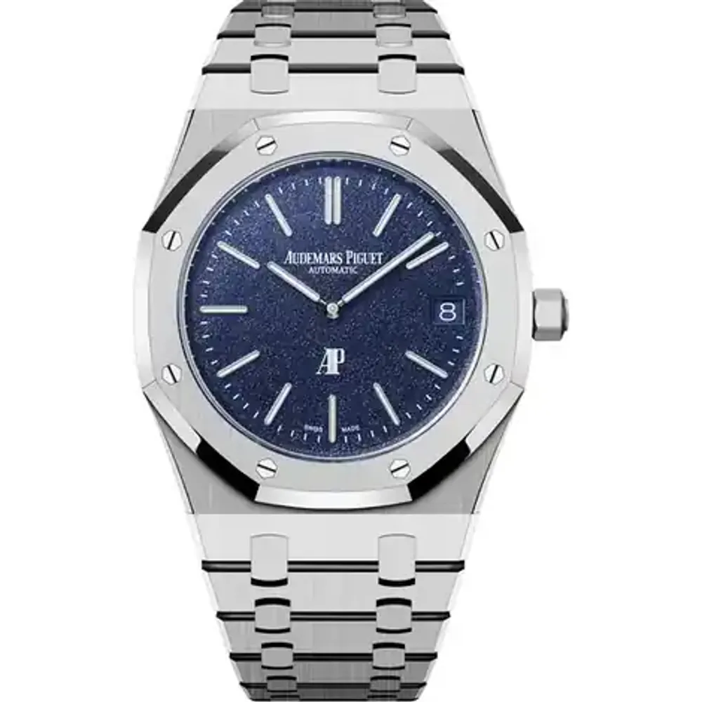 Audemars Piguet Royal Oak “Jumbo” Extra-Thin, 18-carat white gold · 39 mm