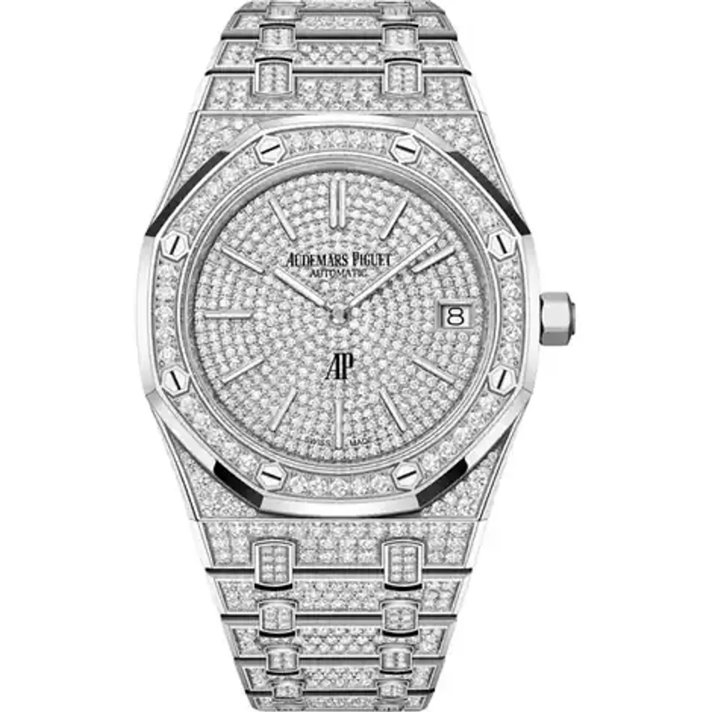 Audemars Piguet Royal Oak “Jumbo” Extra-Thin, 18-carat white gold · 39 mm
