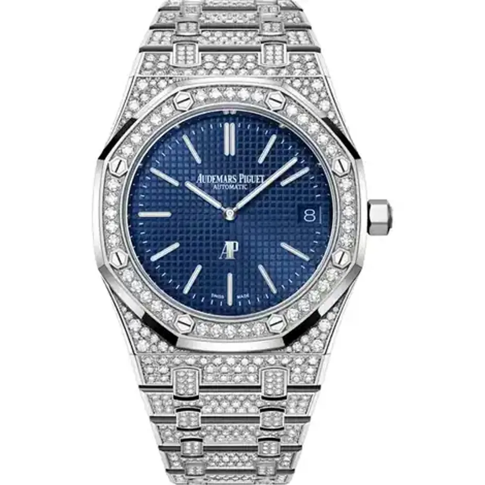 Audemars Piguet Royal Oak “Jumbo” Extra-Thin, 18-carat white gold · 39 mm