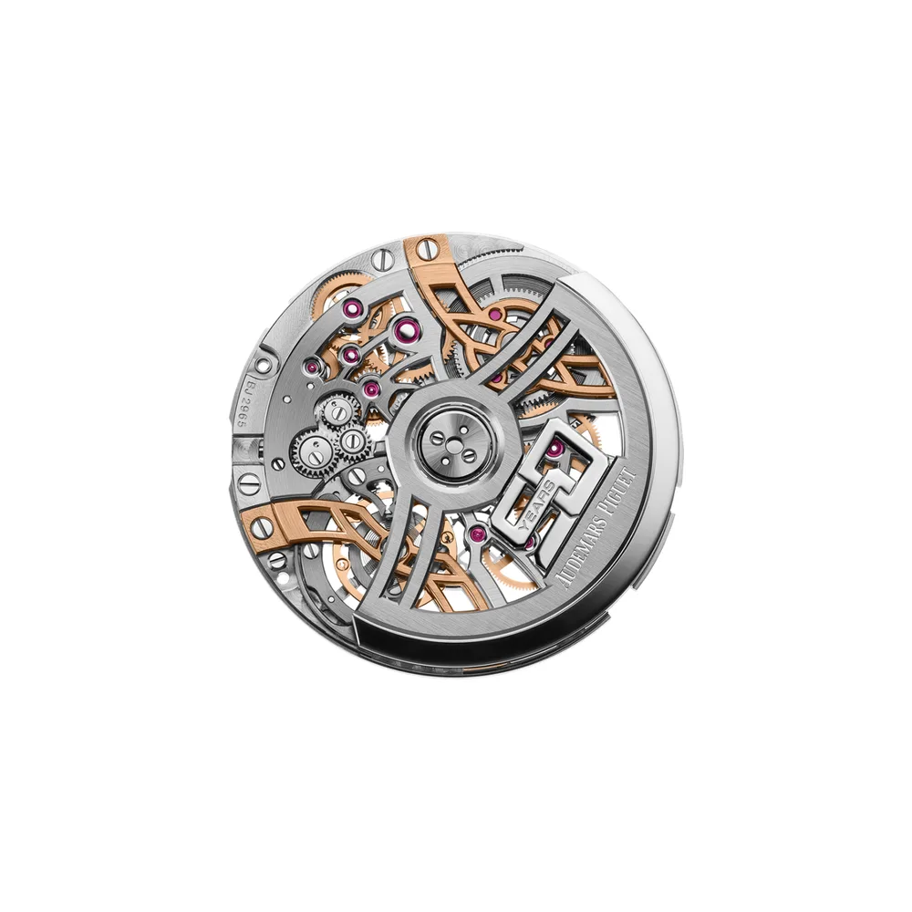 Audemars Piguet Royal Oak "Jumbo" Extra-Thin Openworked "50ᵀᴴ Anniversary", Stainless steel · 39 mm