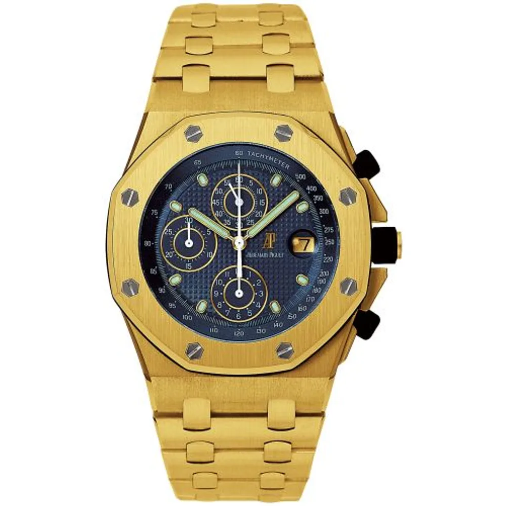 Audemars Piguet Royal Oak OffShore 25721 Chronograph Yellow Gold / Blue