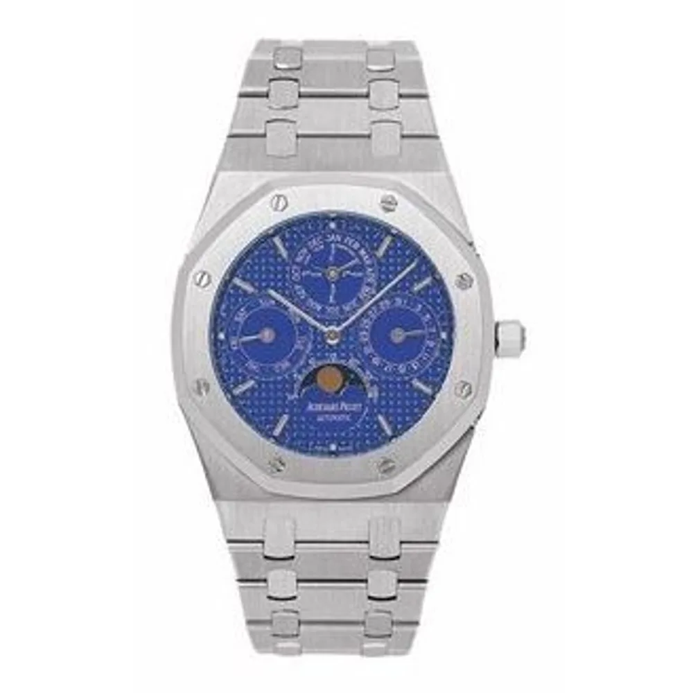 Audemars Piguet Royal Oak 25820 Perpetual Calendar Platinum / Blue