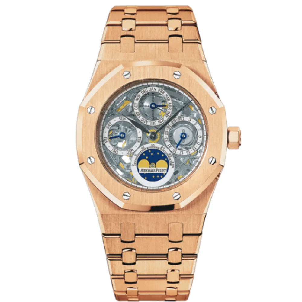 Audemars Piguet Royal Oak Perpetual Calendar Openworked Pink Gold
