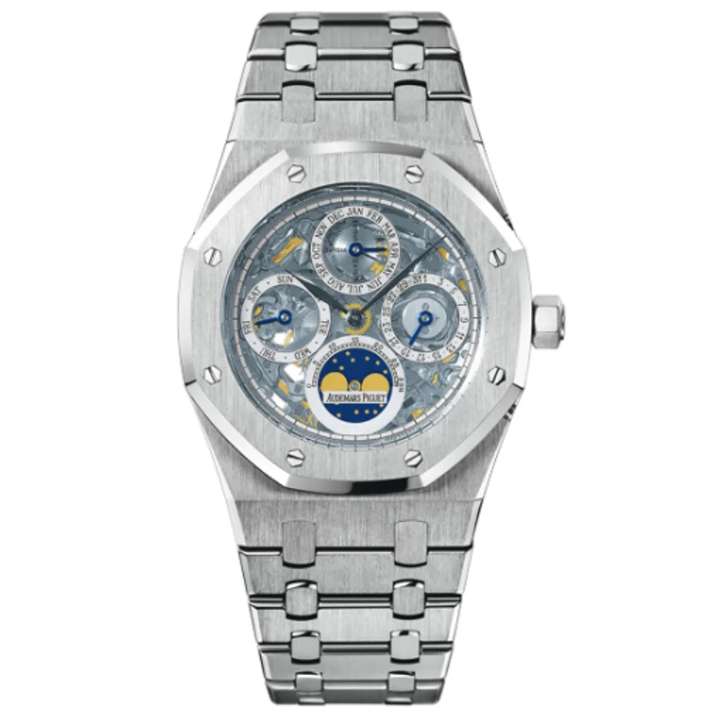 Audemars Piguet Royal Oak Perpetual Calendar Openworked Stainless Steel