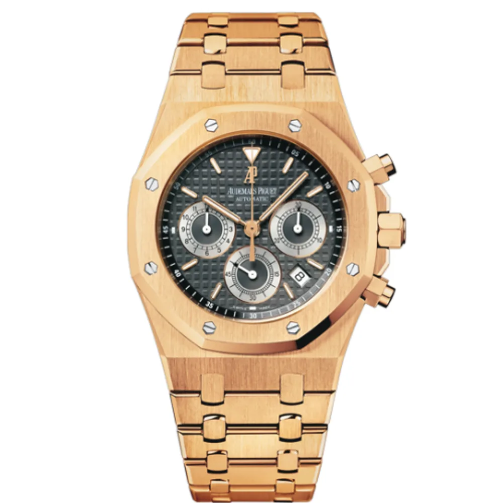 Audemars Piguet Royal Oak 25960 Chronograph Pink Gold / Brown