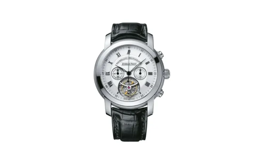 Audemars Piguet Jules Audemars Tourbillon Chronograph White Gold / Silver