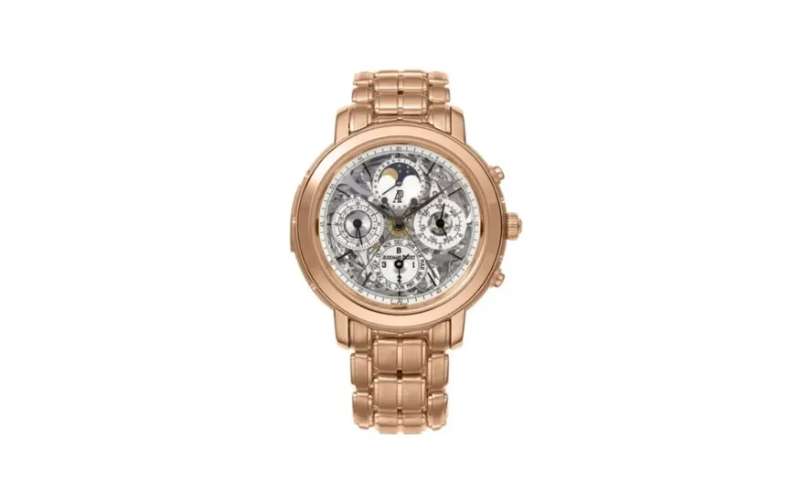 Audemars Piguet Jules Audemars 26023 Grande Complication Pink Gold / Sapphire / Bracelet