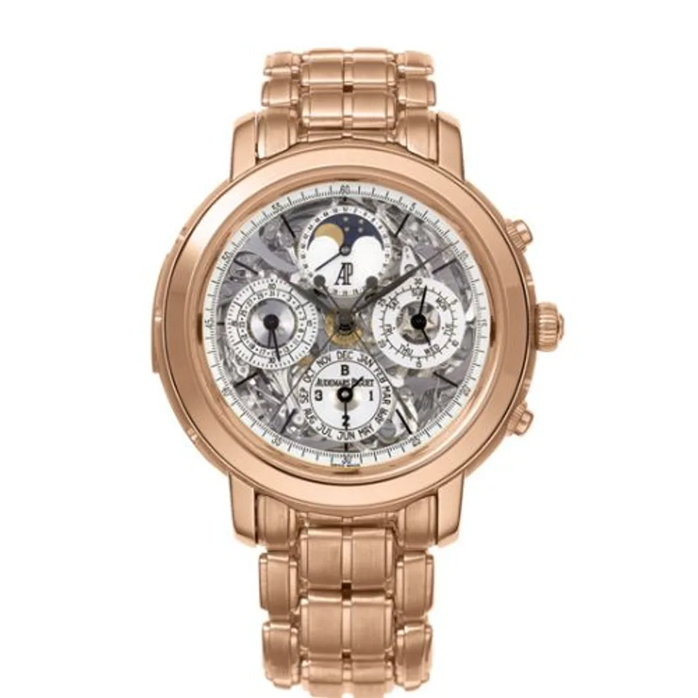 Audemars Piguet Jules Audemars 26023 Grande Complication Pink Gold / Sapphire / Bracelet