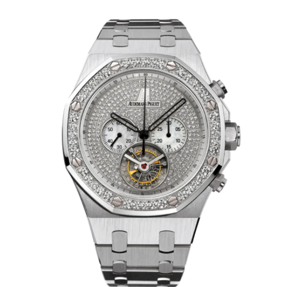 Audemars Piguet Royal Oak Tourbillon Chronograph White Gold / Diamond