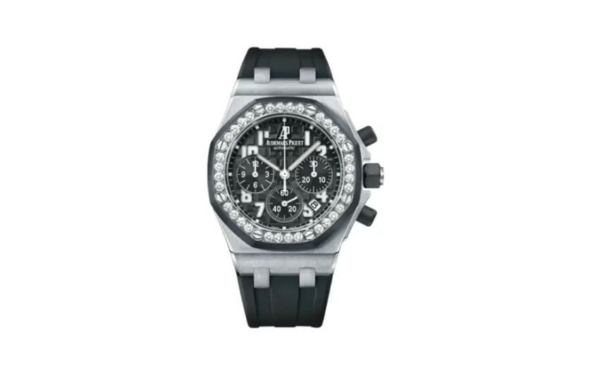 Audemars Piguet Royal Oak OffShore 26048 Lady Chronograph Stainless Steel / Black
