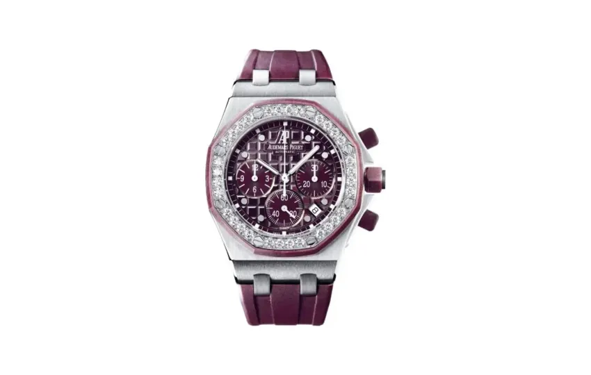 Audemars Piguet Royal Oak OffShore 26048 Lady Chronograph Stainless Steel / Plum