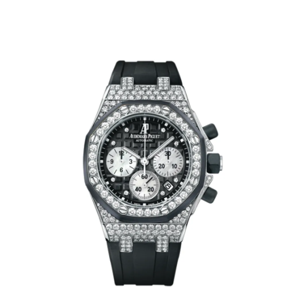 Audemars Piguet Royal Oak Offshore 26092 Lady Chronograph White Gold / Black