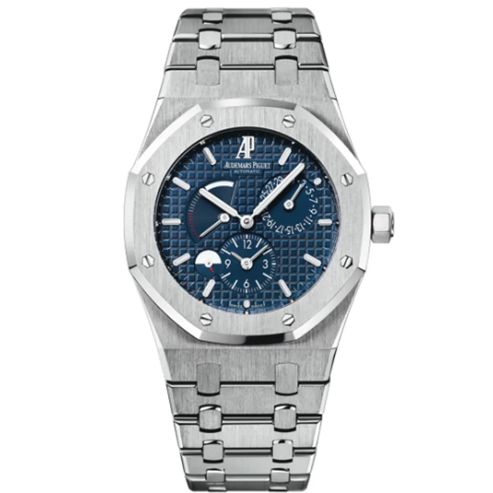 Audemars Piguet Royal Oak Dual Time Stainless Steel / Blue