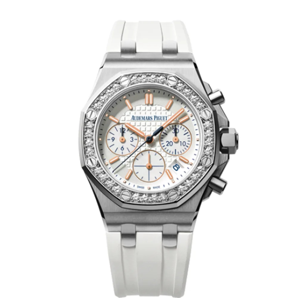 Audemars Piguet Royal Oak OffShore 26144 Lady Chronograph Stainless Steel / Silver / Diamond / Summer Edition 2017