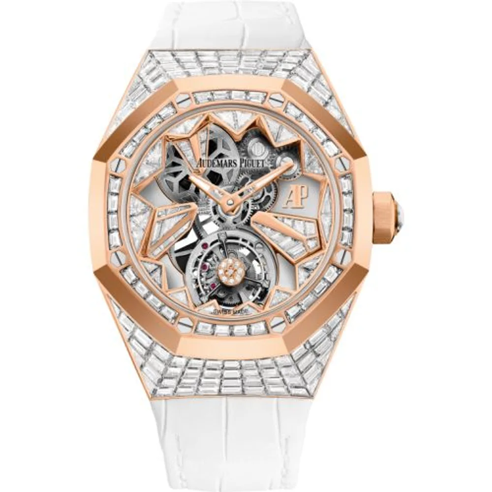 Audemars Piguet Royal Oak Concept Flying Tourbillon Pink Gold / Baguette Diamond