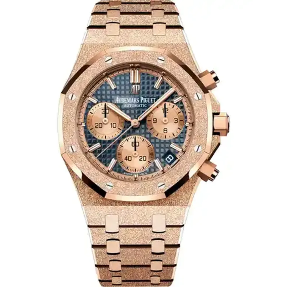 Audemars Piguet Royal Oak Frosted Gold Selfwinding Chronograph, 18-carat pink gold · 41 mm