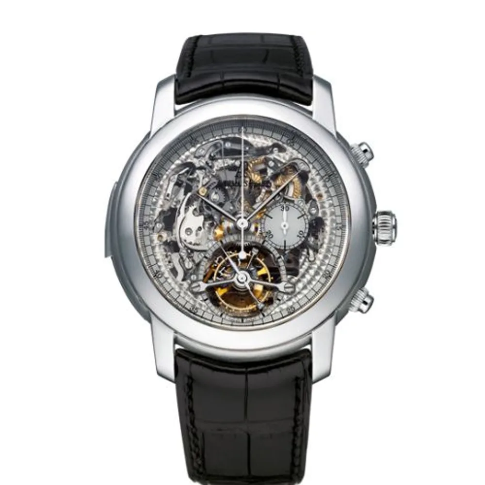 Audemars Piguet Jules Audemars Minute Repeater Tourbillon Chronograph Platinum / Openworked