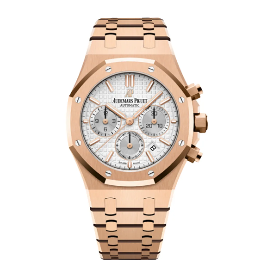 Audemars Piguet Royal Oak Chronograph 38 Pink Gold / Silver