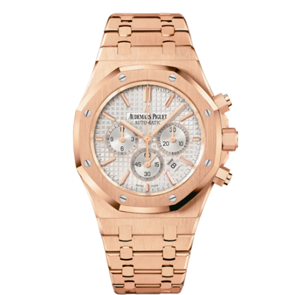 Audemars Piguet Royal Oak Chronograph 41 Pink Gold / Silver