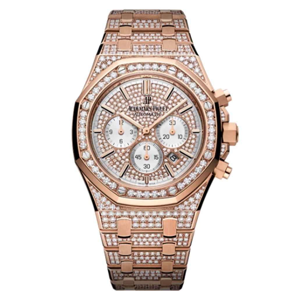 Audemars Piguet Royal Oak Chronograph 41 Pink Gold / Haute Joaillerie