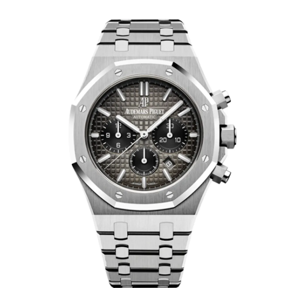 Audemars Piguet Royal Oak Chronograph 41 Platinum / Smoked Slate / Bracelet
