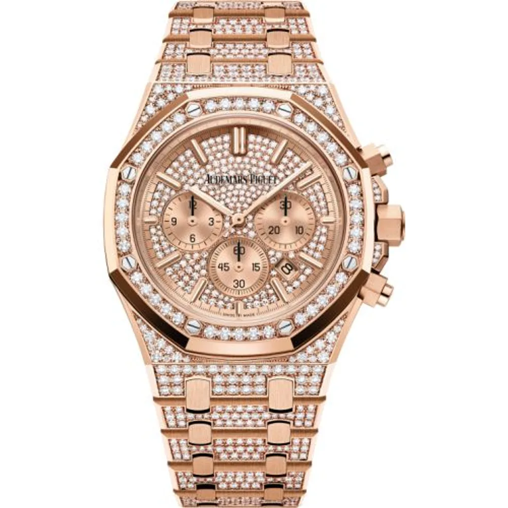 Audemars Piguet Royal Oak Chronograph 41 Pink Gold / Diamond