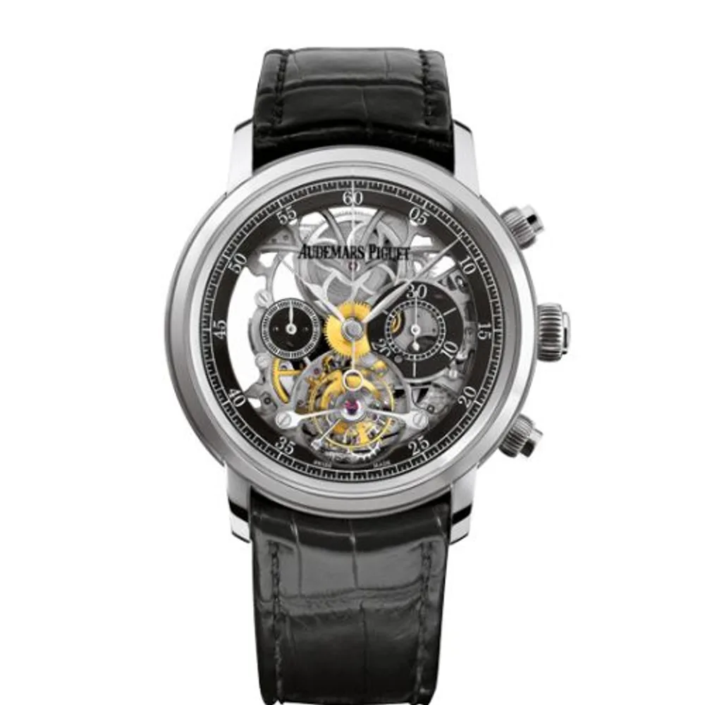 Audemars Piguet Jules Audemars 26346 Tourbillon Chronograph Openworked White Gold Boutique