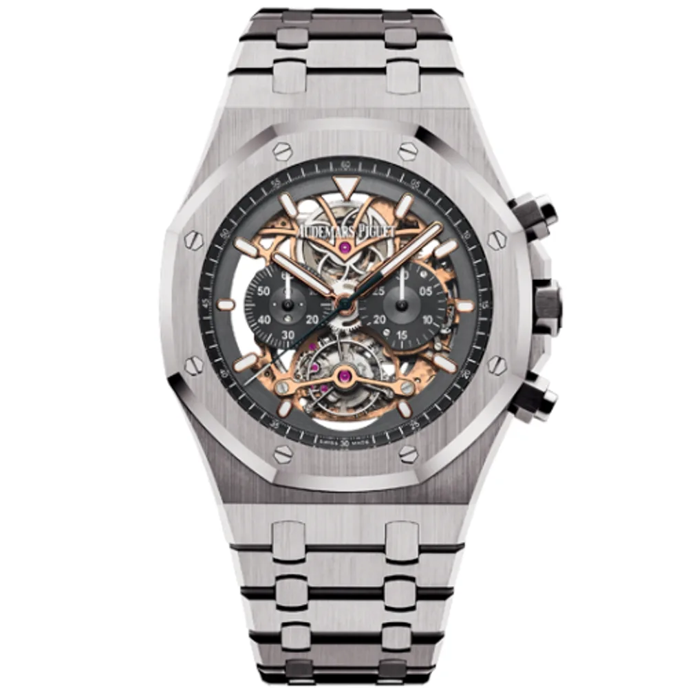 Audemars Piguet Royal Oak 26347 Tourbillon Chronograph Openworked Titanium