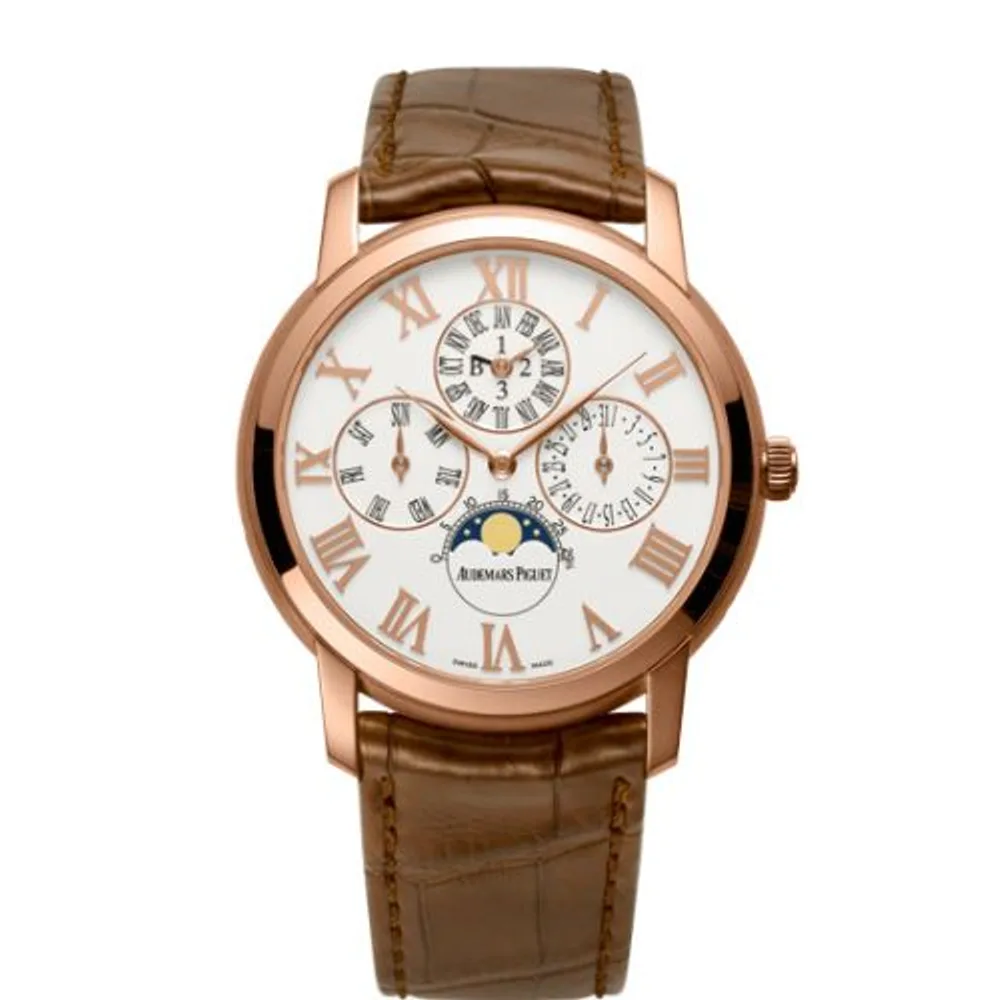 Audemars Piguet Jules Audemars Dragon Perpetual Calendar Pink Gold / White