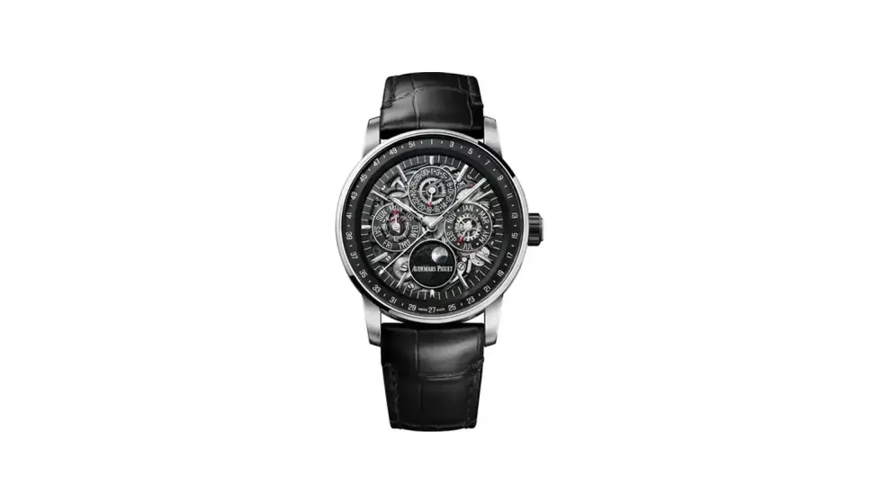 Audemars Piguet Code 11.59 Perpetual Calendar Openworked, Black ceramic · 41 mm