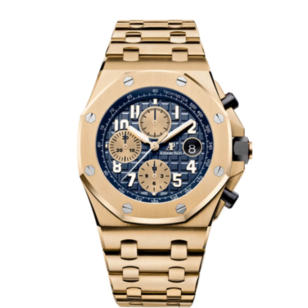 Audemars Piguet Royal Oak Offshore 26470 Yellow Gold / Blue