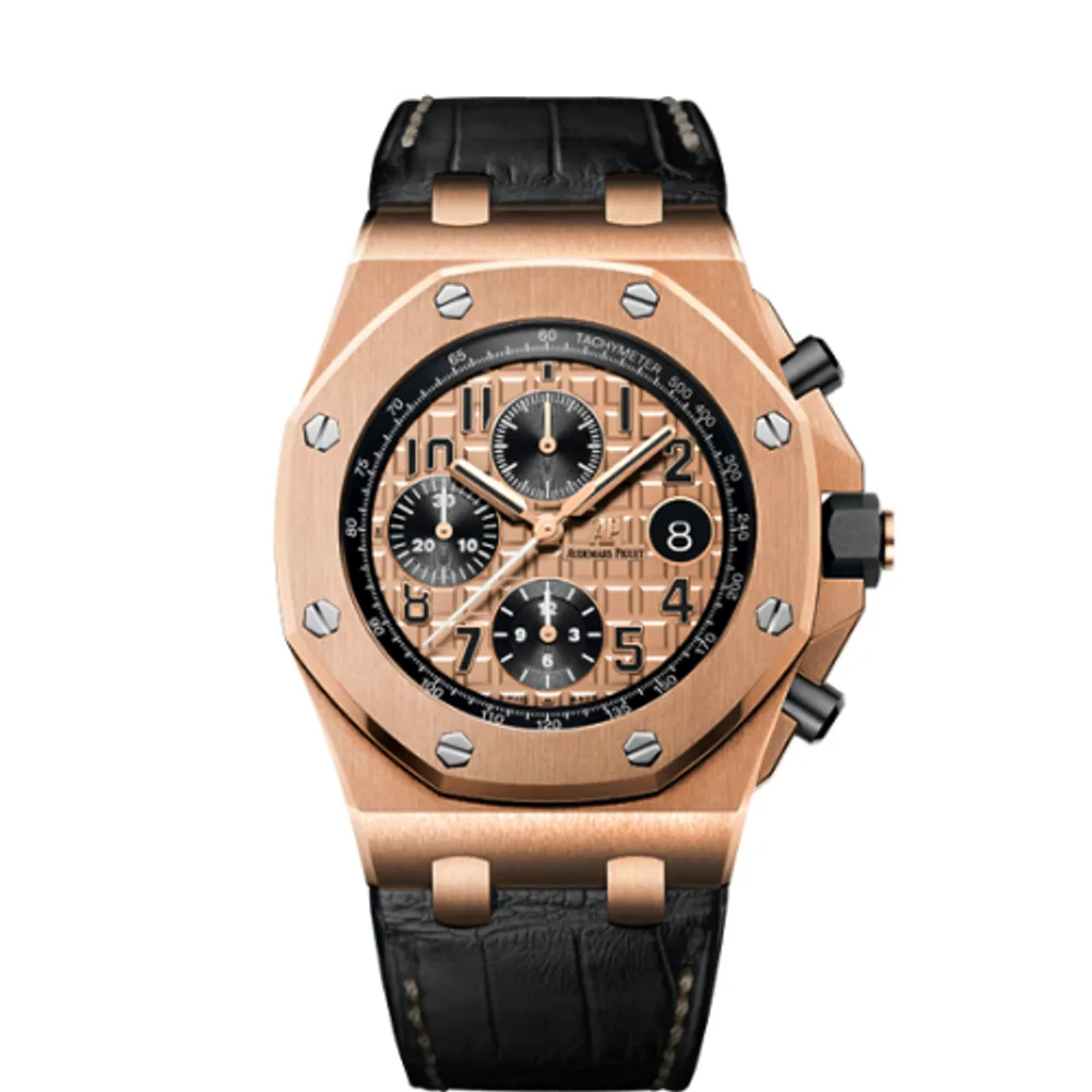 Audemars Piguet Royal Oak Offshore 26470 Pink Gold / Pink Gold / Alligator