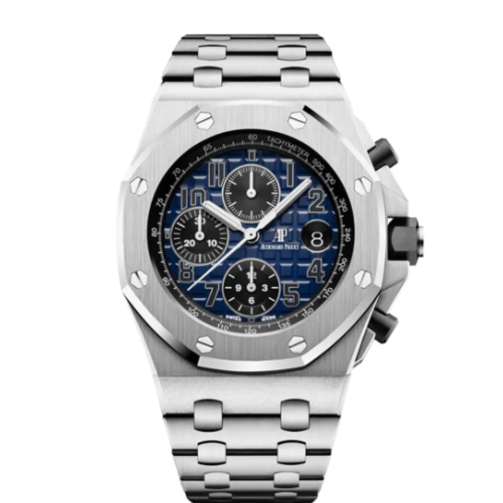 Audemars Piguet Royal Oak Offshore 42 Platinum / Smoked Blue / Bracelet