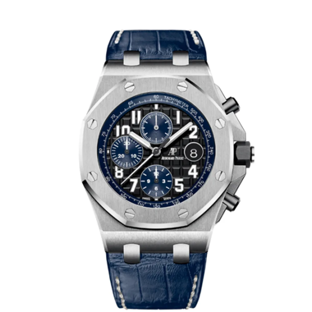 Audemars Piguet Royal Oak Offshore 26470 Stainless Steel / Black / Alligator