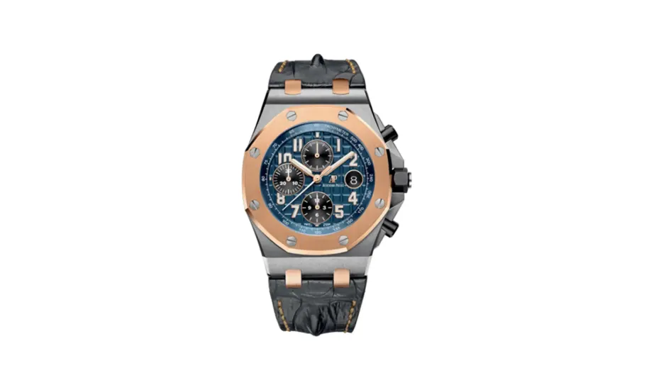 Audemars Piguet Royal Oak Offshore 26471 Stainless Steel / Pink Gold / Bucherer Blue Editions