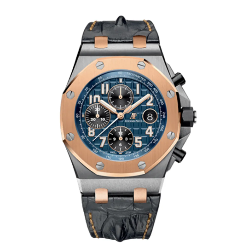 Audemars Piguet Royal Oak Offshore 26471 Stainless Steel / Pink Gold / Bucherer Blue Editions