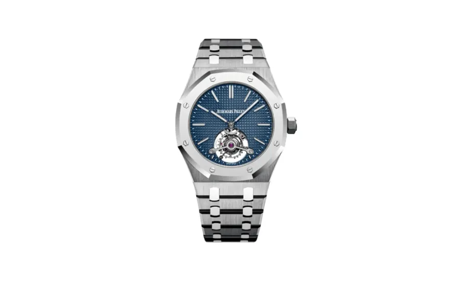 Audemars Piguet Royal Oak Ultra Thin Tourbillon Titanium / Platinum / Blue