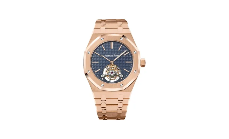 Audemars Piguet Royal Oak Ultra Thin Tourbillon Pink Gold / Blue
